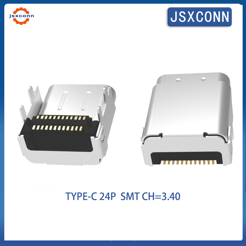 USB Type C 24Pin  CH3.4 Height