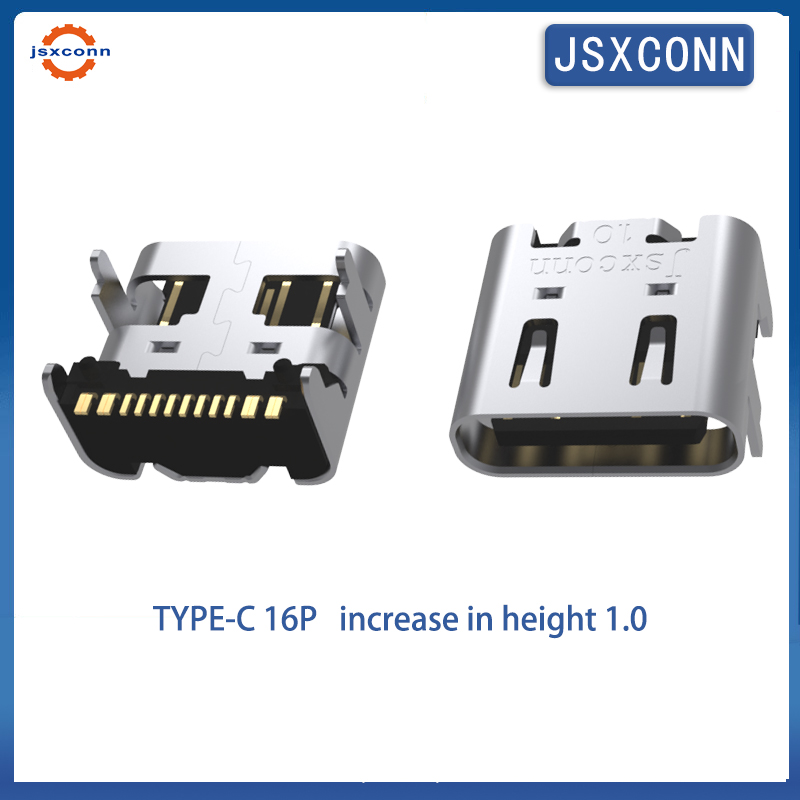 USB Type C 16Pin  On slab  SMT