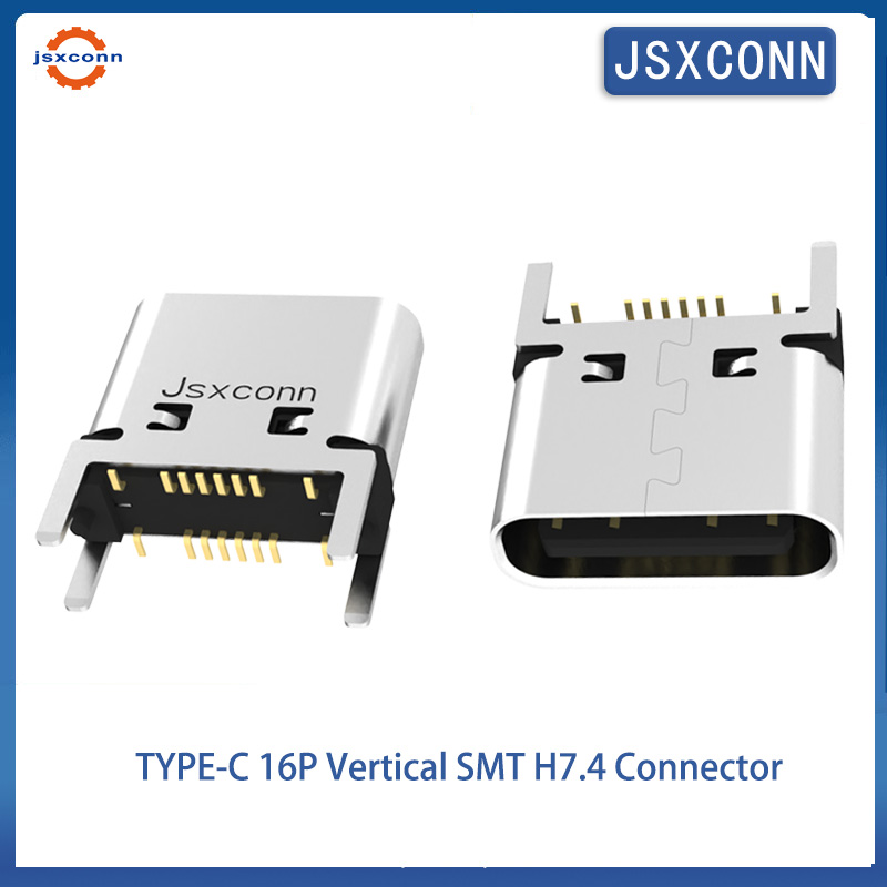 Type-C 16P Vertical SMT Connec