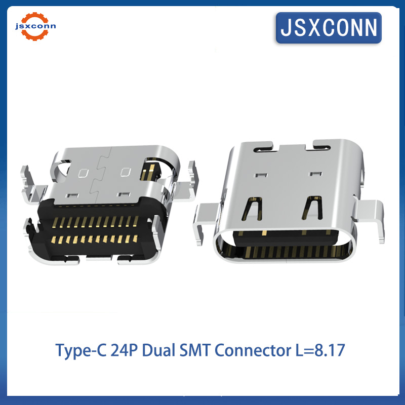 Type-C 24P Female Connector Du